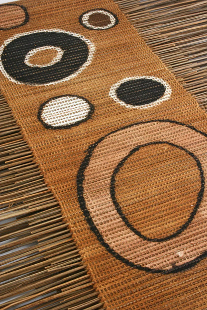 3 Circle Print Twig Table Runner