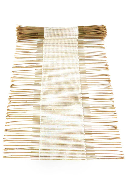 3 White Twig Table Runner