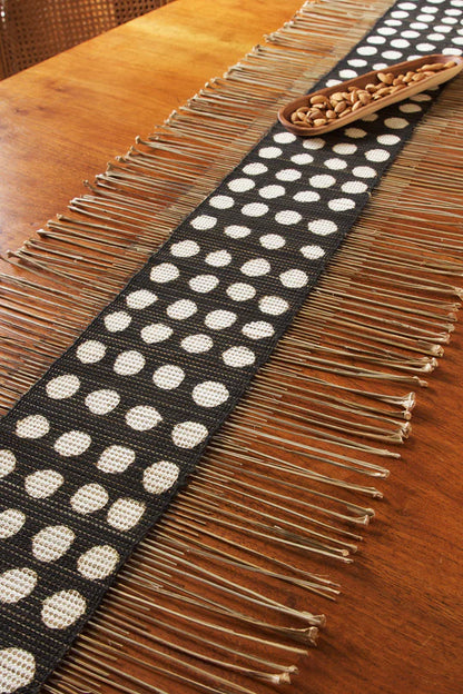 3 Polka Dot Twig Table Runner