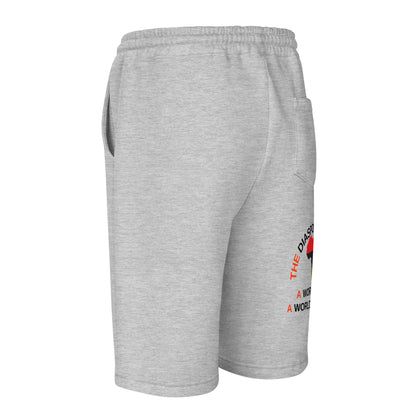 THE DIASPORAN WAY! Men's Fleece Shorts by SobG Designs