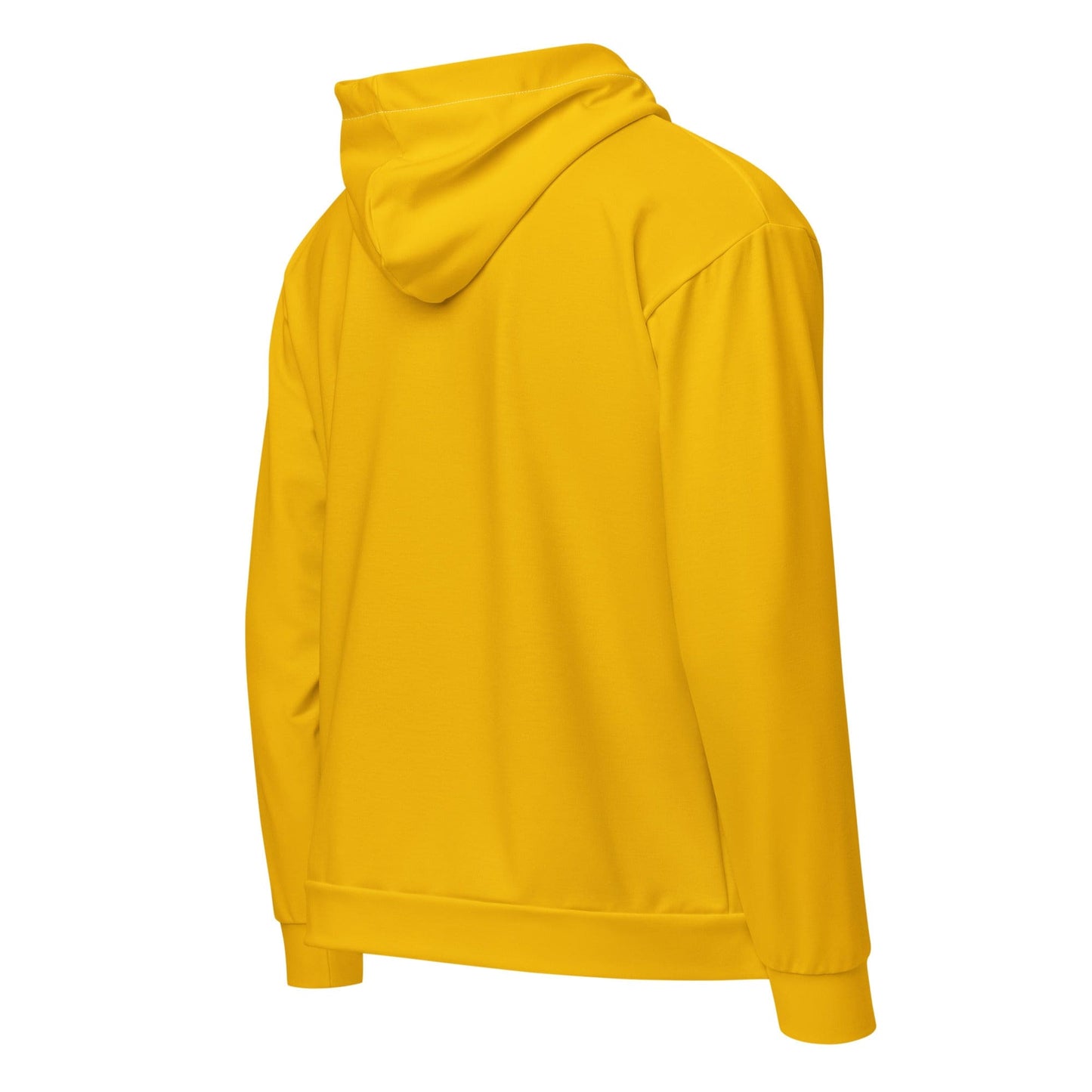 Mens Full Zip Graphic Hoodie - Golden Yellow-2