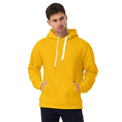 Mens Graphic Hoodie Golden Yellow-0