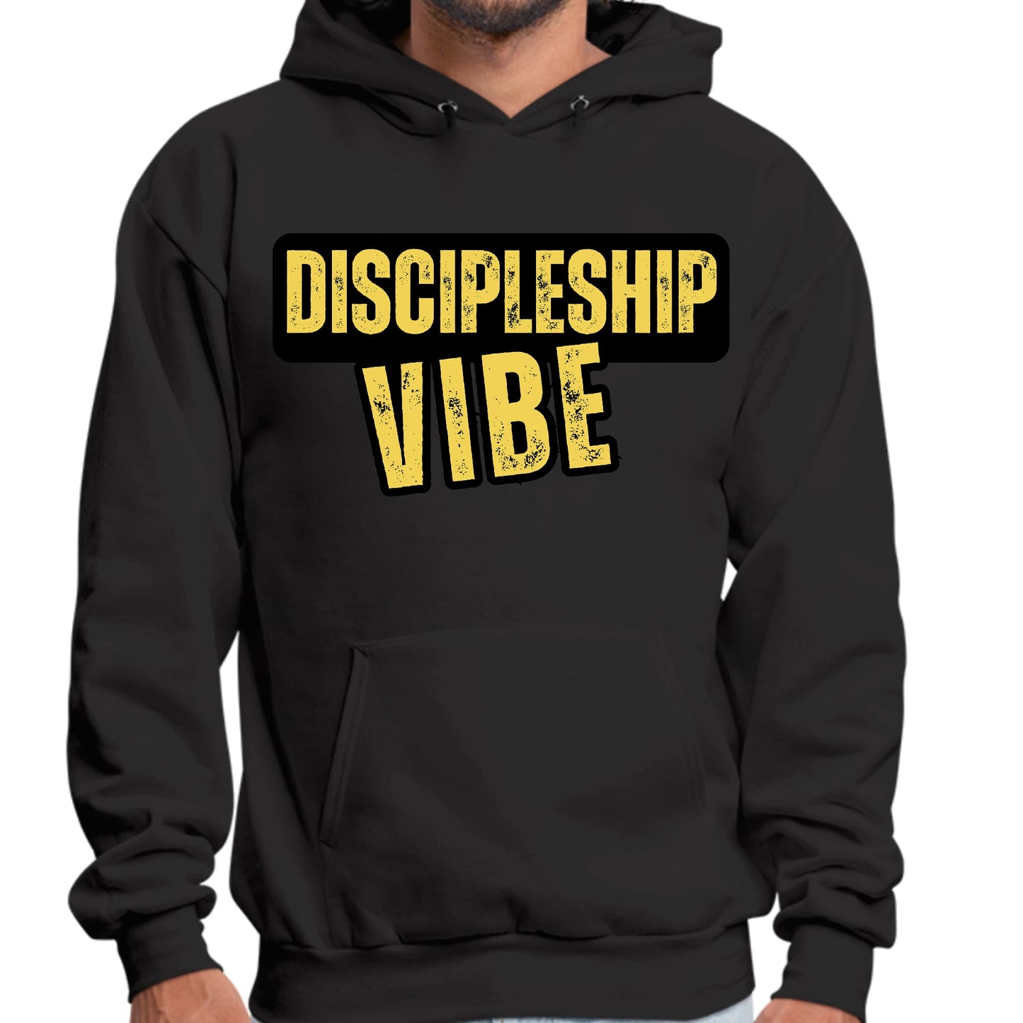 Mens Graphic Hoodie Discipleship Vibe-4
