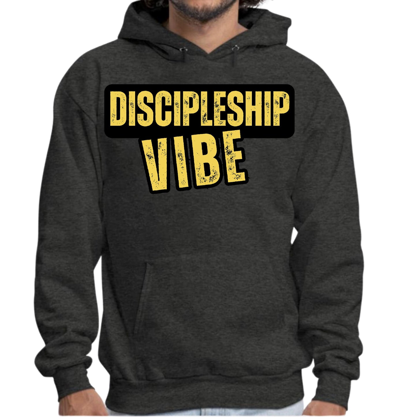 Mens Graphic Hoodie Discipleship Vibe-3