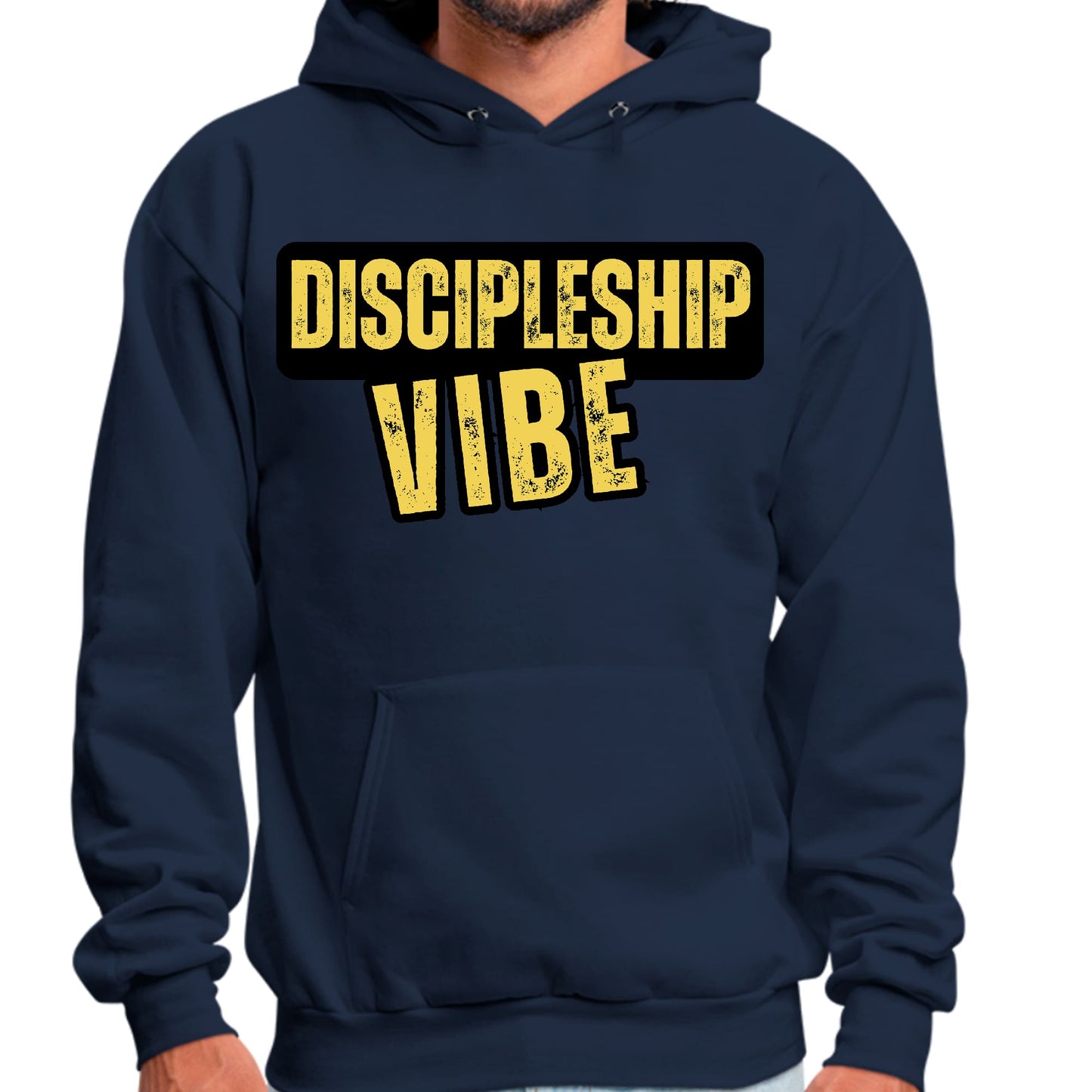 Mens Graphic Hoodie Discipleship Vibe-5