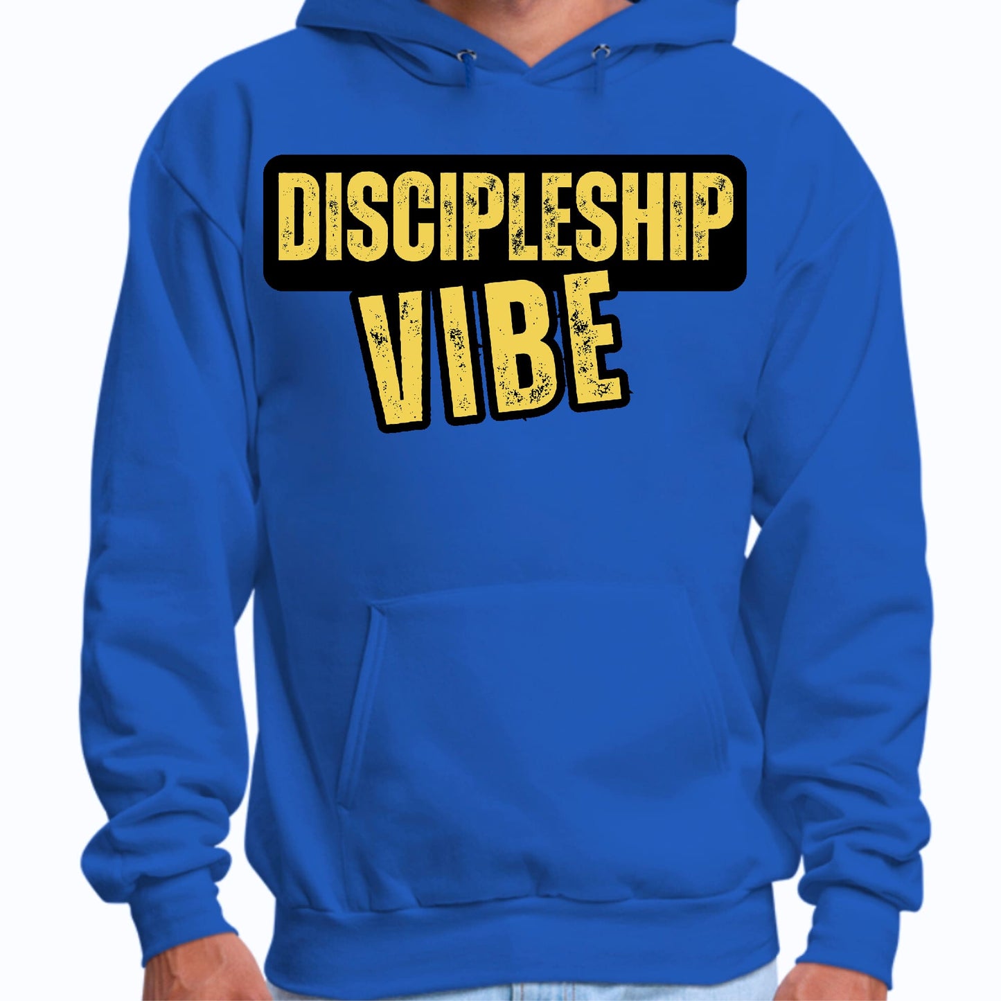 Mens Graphic Hoodie Discipleship Vibe-2