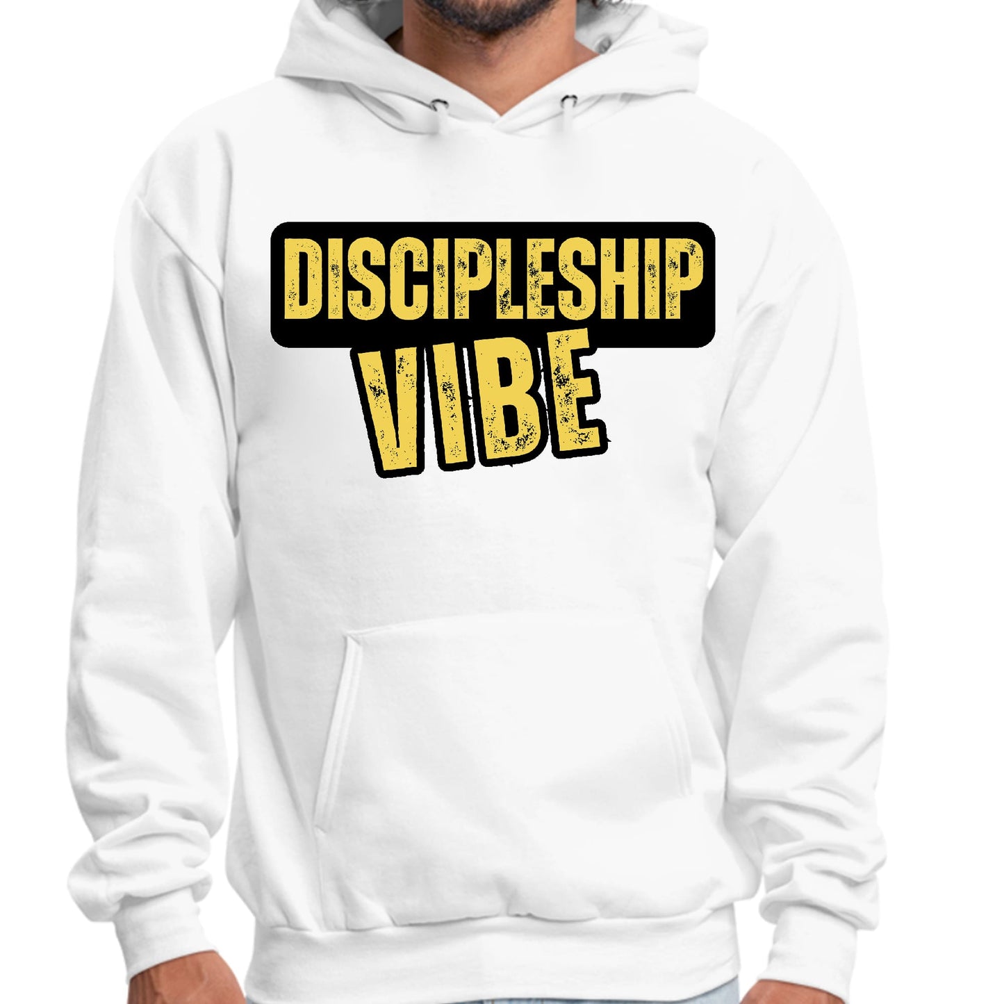 Mens Graphic Hoodie Discipleship Vibe-0