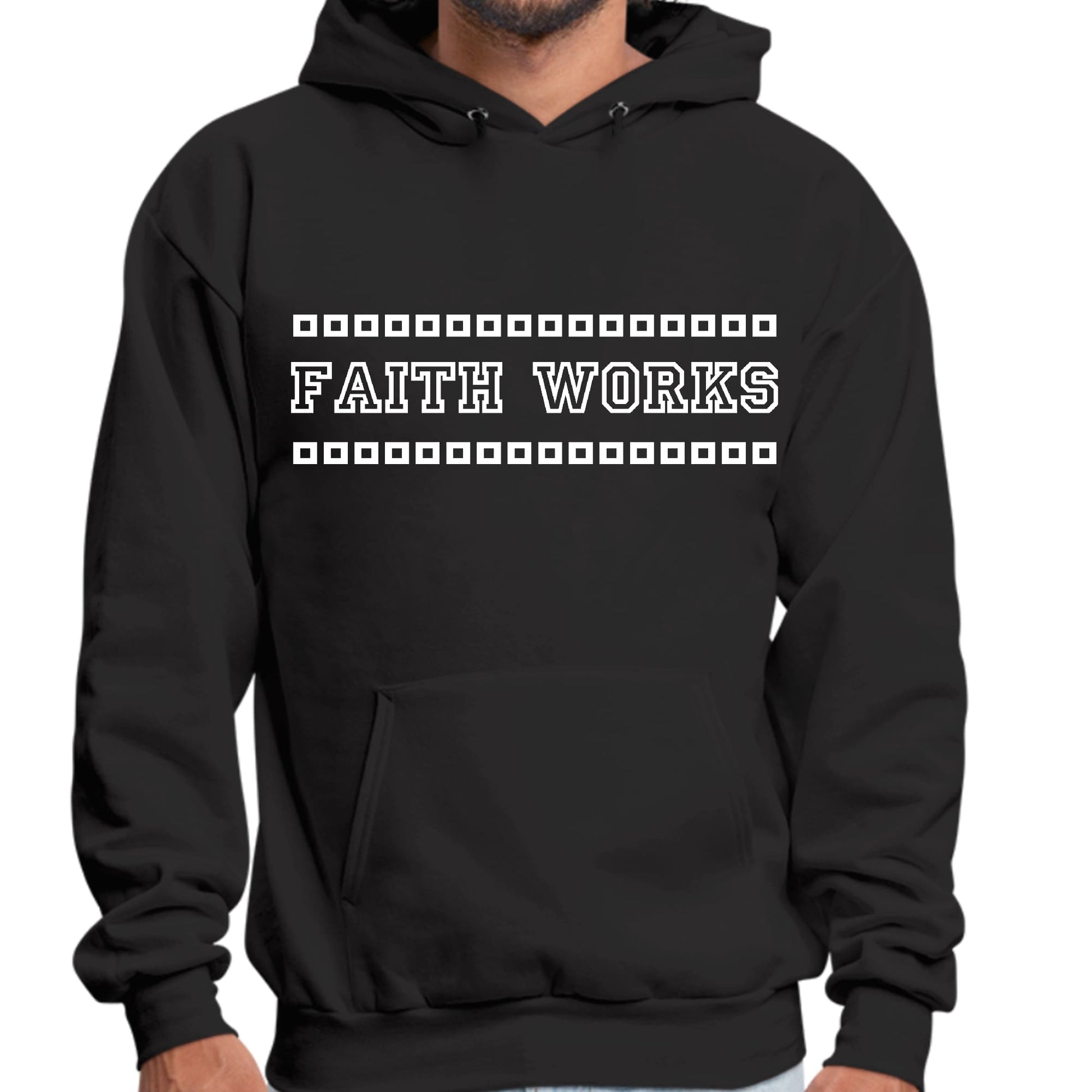 Mens Graphic Hoodie Faith Works-0