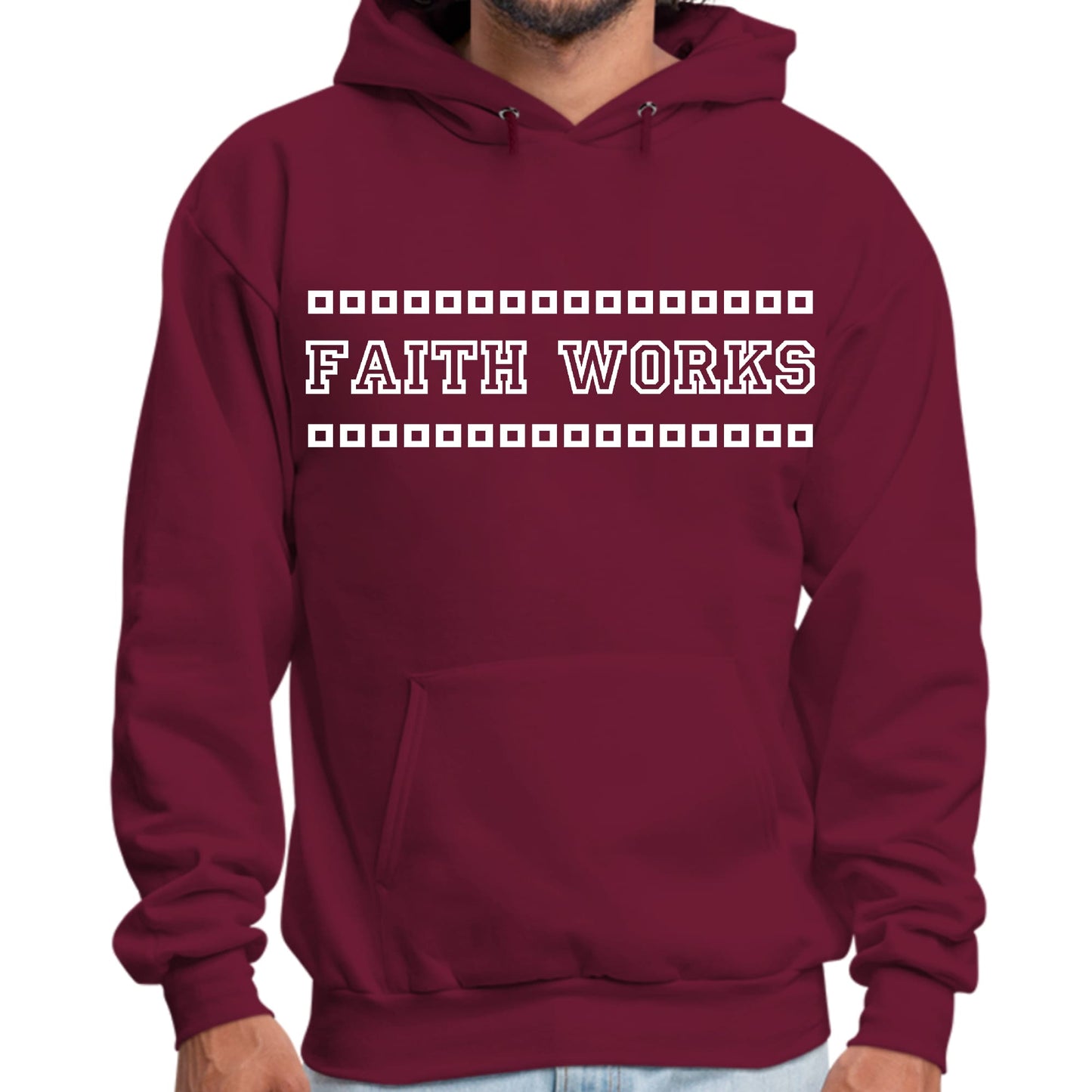 Mens Graphic Hoodie Faith Works-4