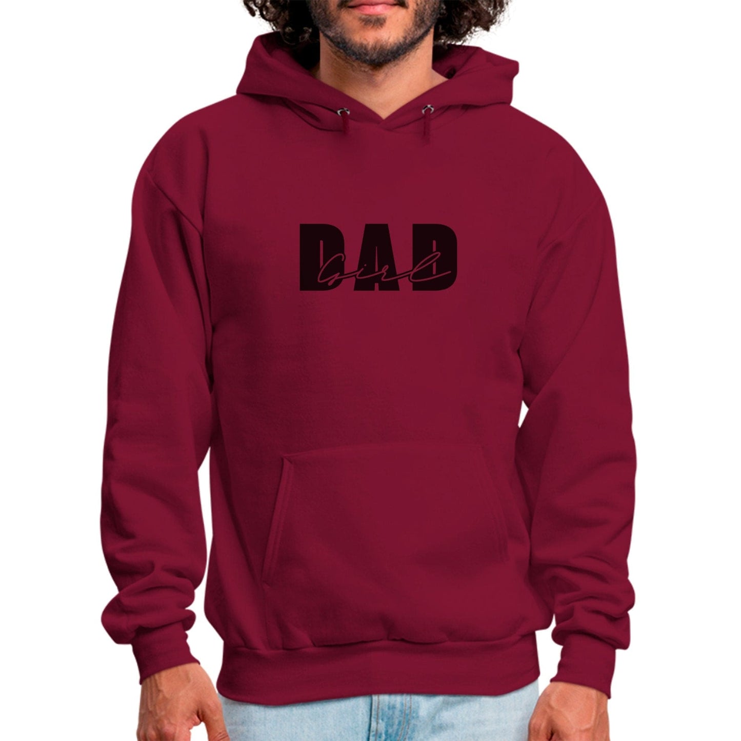 Mens Graphic Hoodie - Girl Dad-7