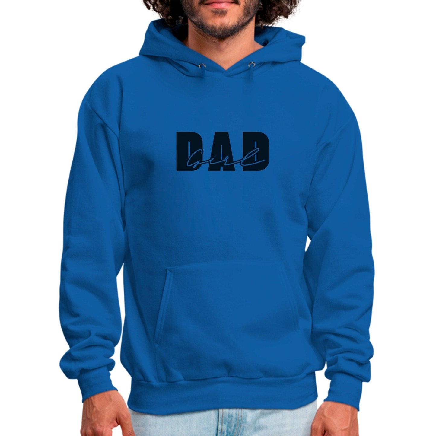 Mens Graphic Hoodie - Girl Dad-4