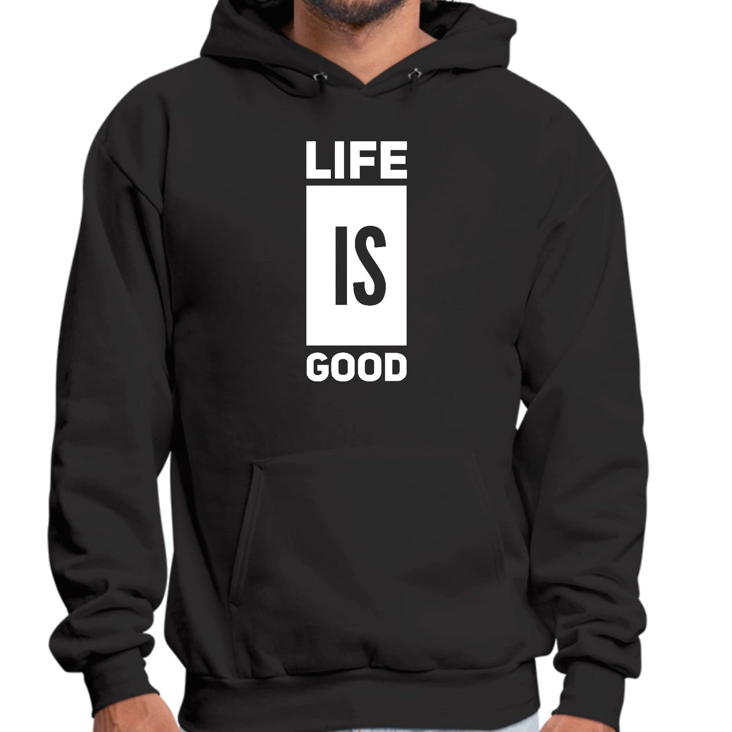 Mens Graphic Hoodie Life is Good-0