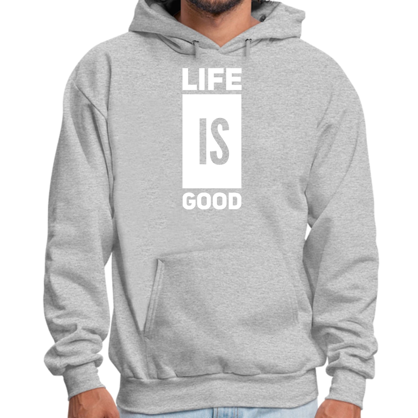 Mens Graphic Hoodie Life is Good-7