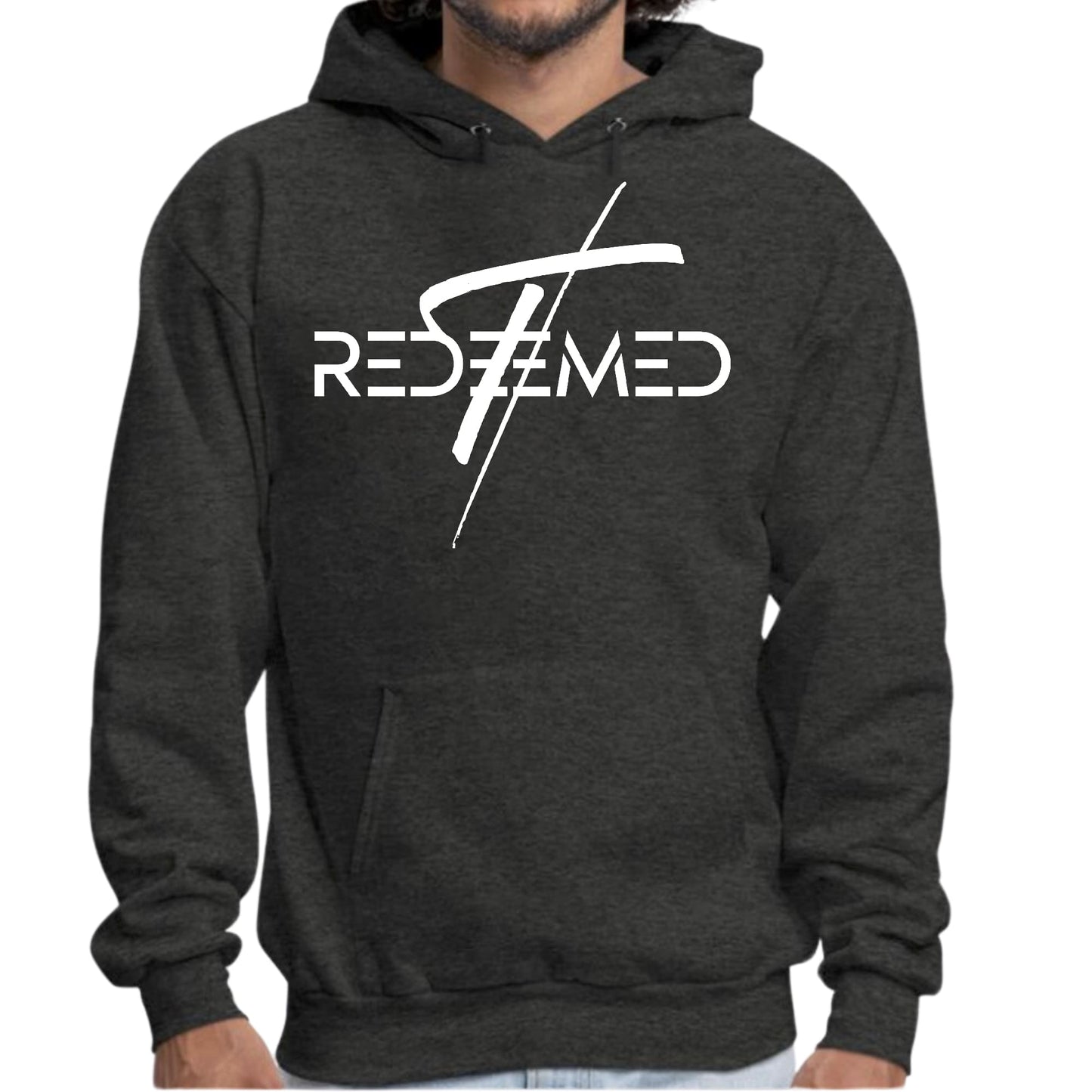 Mens Graphic Hoodie Redeemed Cross-6