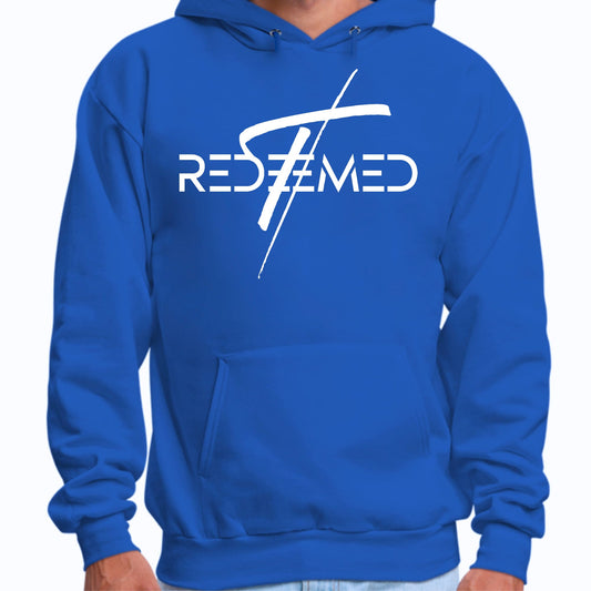 Mens Graphic Hoodie Redeemed Cross-1