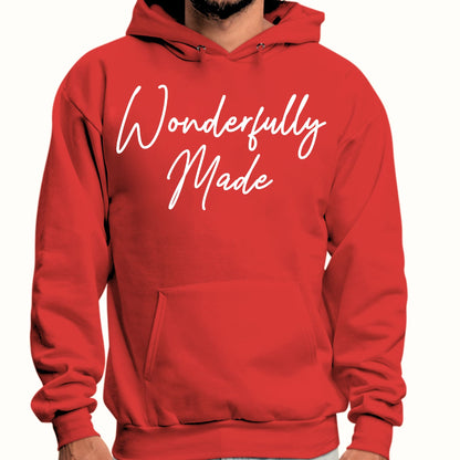 Mens Graphic Hoodie Wonderfully Made-2