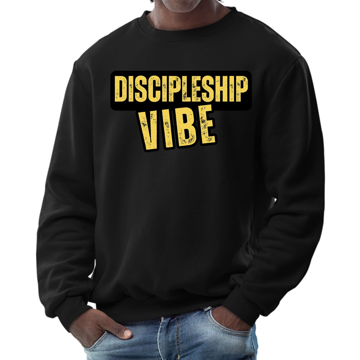 Mens Graphic Sweatshirt - Discipleship Vibe-4