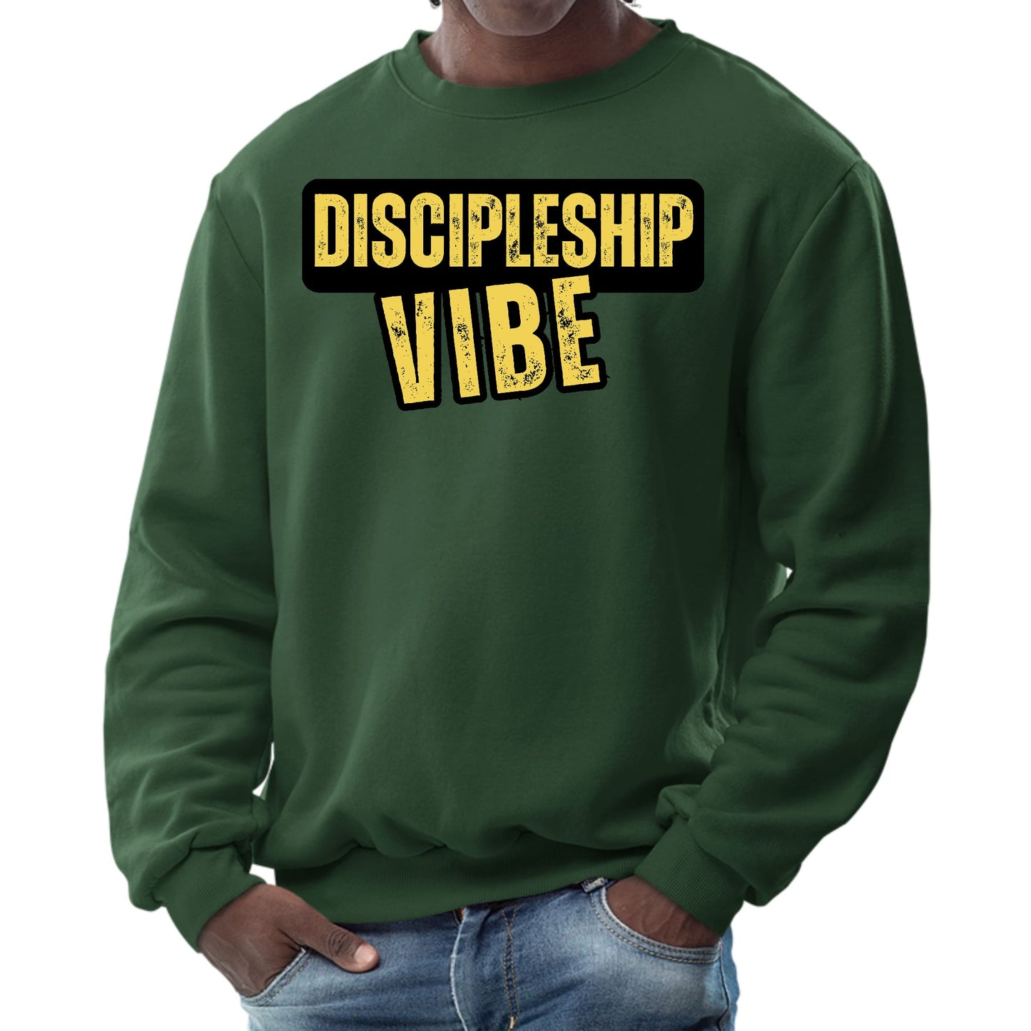 Mens Graphic Sweatshirt - Discipleship Vibe-6