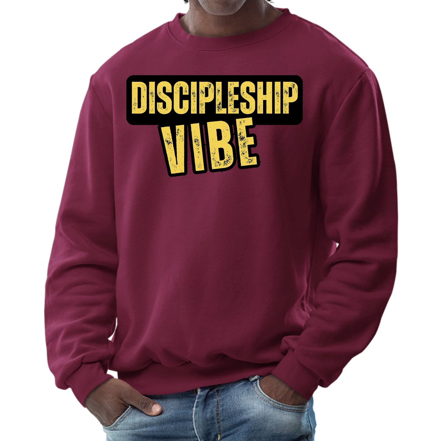 Mens Graphic Sweatshirt - Discipleship Vibe-3