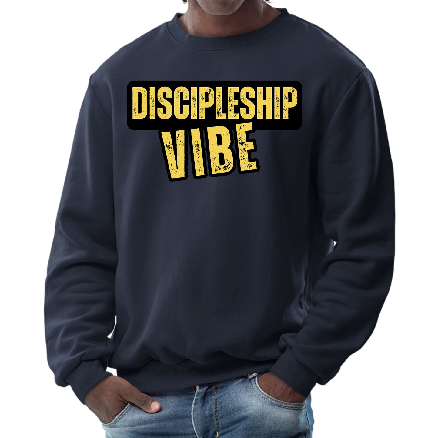 Mens Graphic Sweatshirt - Discipleship Vibe-5