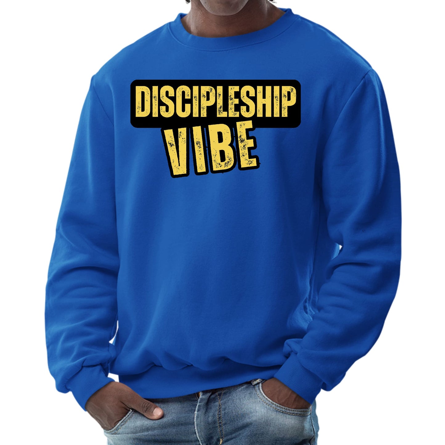 Mens Graphic Sweatshirt - Discipleship Vibe-2