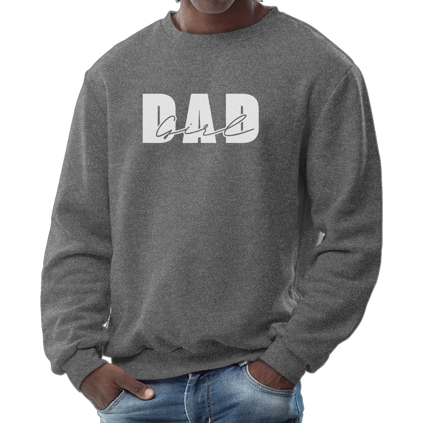 Mens Graphic Sweatshirt - Girl Dad-3