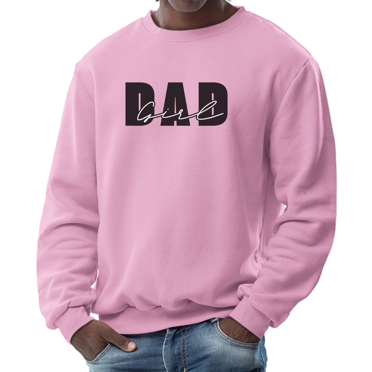 Mens Graphic Sweatshirt - Girl Dad-9