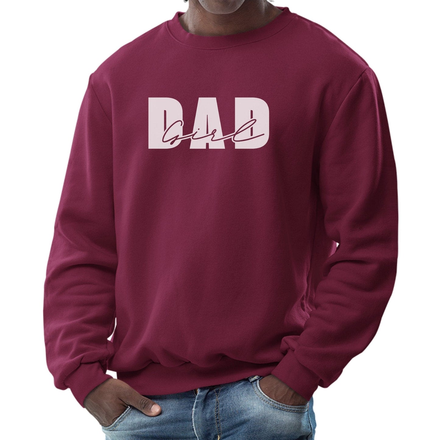 Mens Graphic Sweatshirt - Girl Dad-8