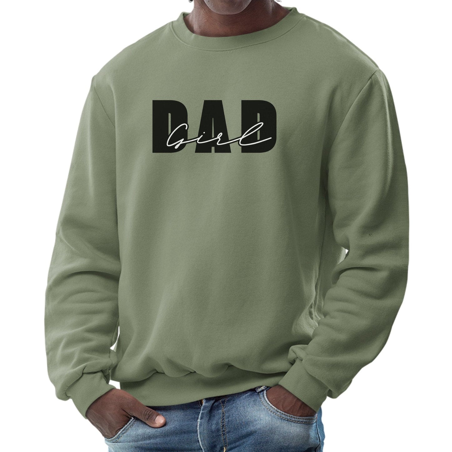 Mens Graphic Sweatshirt - Girl Dad-2
