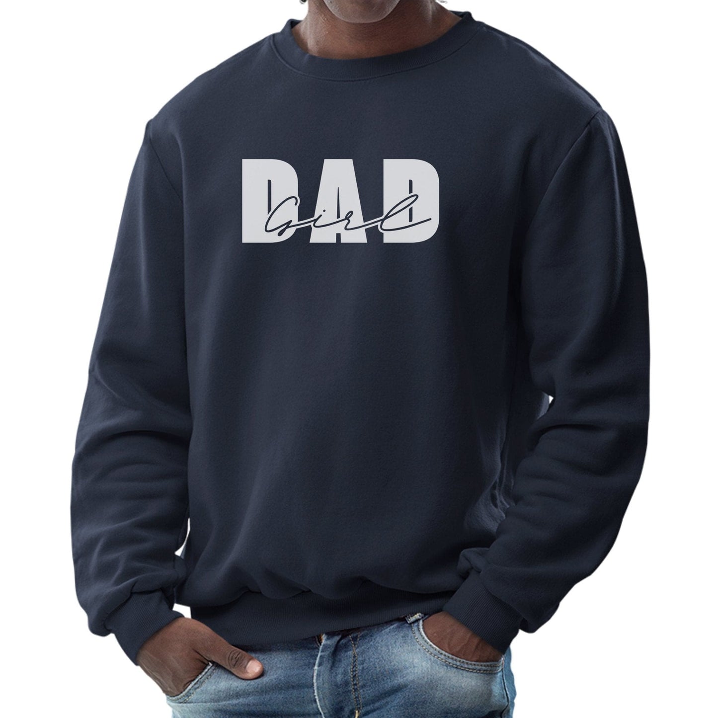 Mens Graphic Sweatshirt - Girl Dad-7