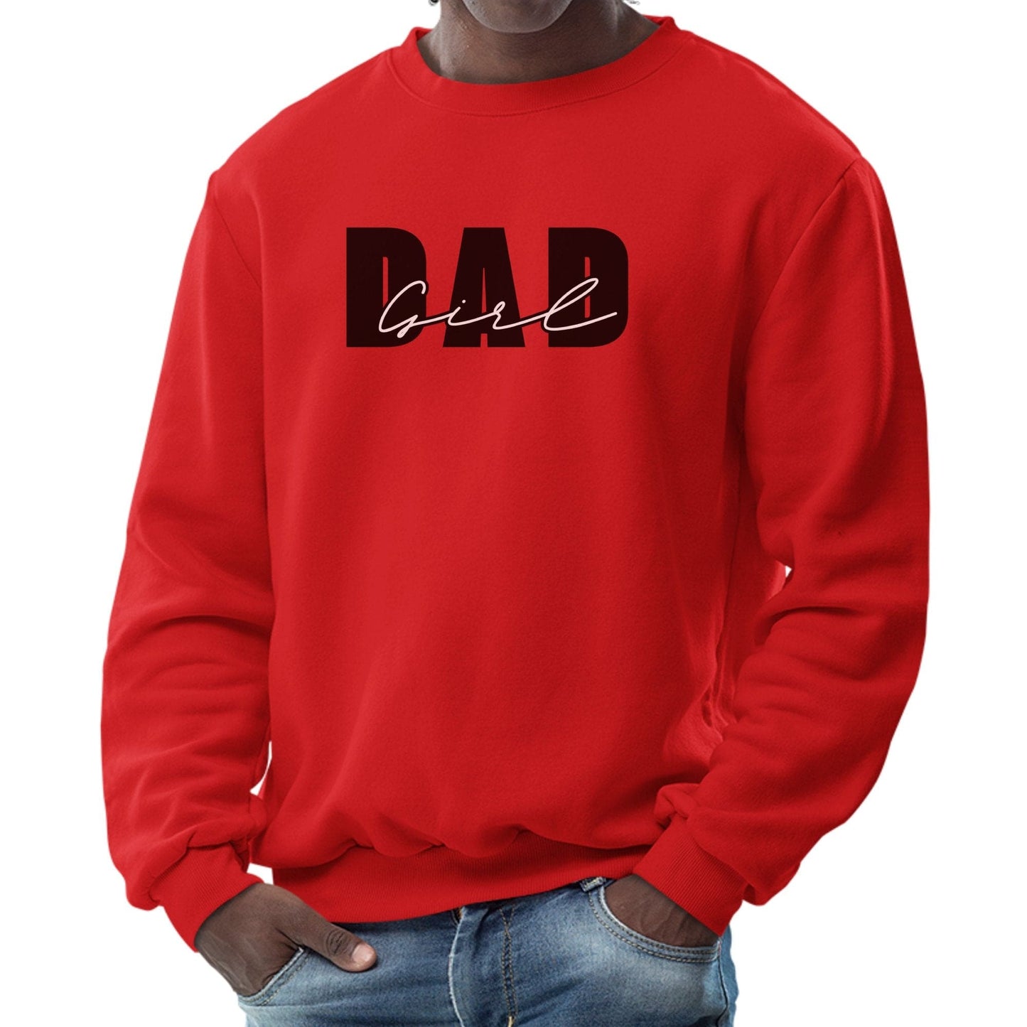 Mens Graphic Sweatshirt - Girl Dad-6