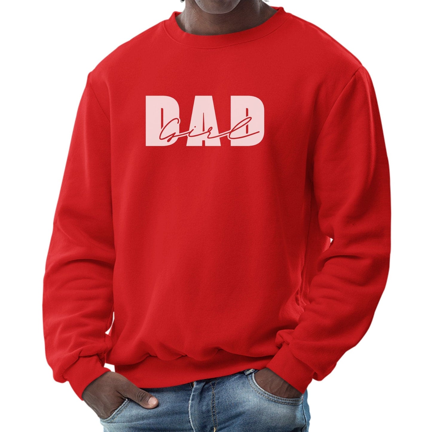 Mens Graphic Sweatshirt - Girl Dad-4