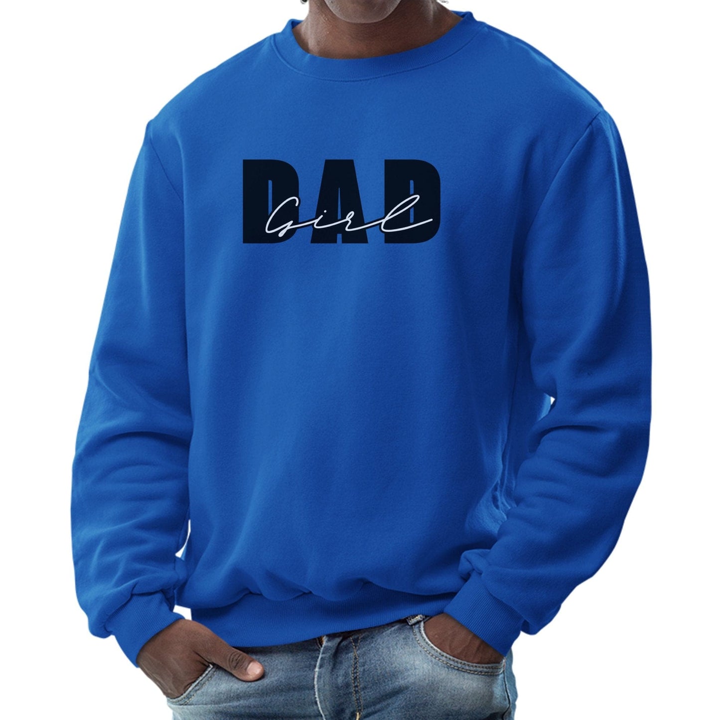 Mens Graphic Sweatshirt - Girl Dad-5