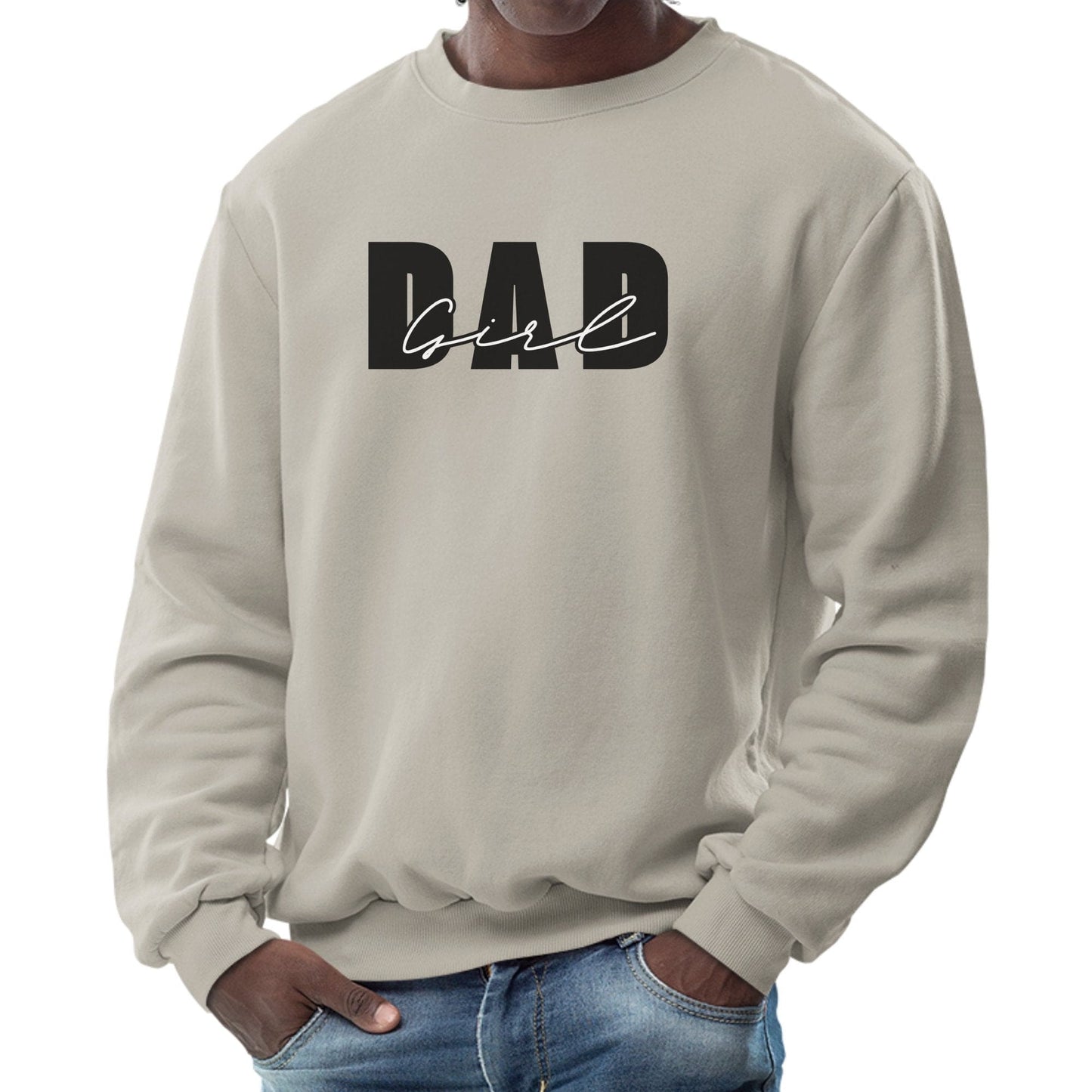 Mens Graphic Sweatshirt - Girl Dad-1