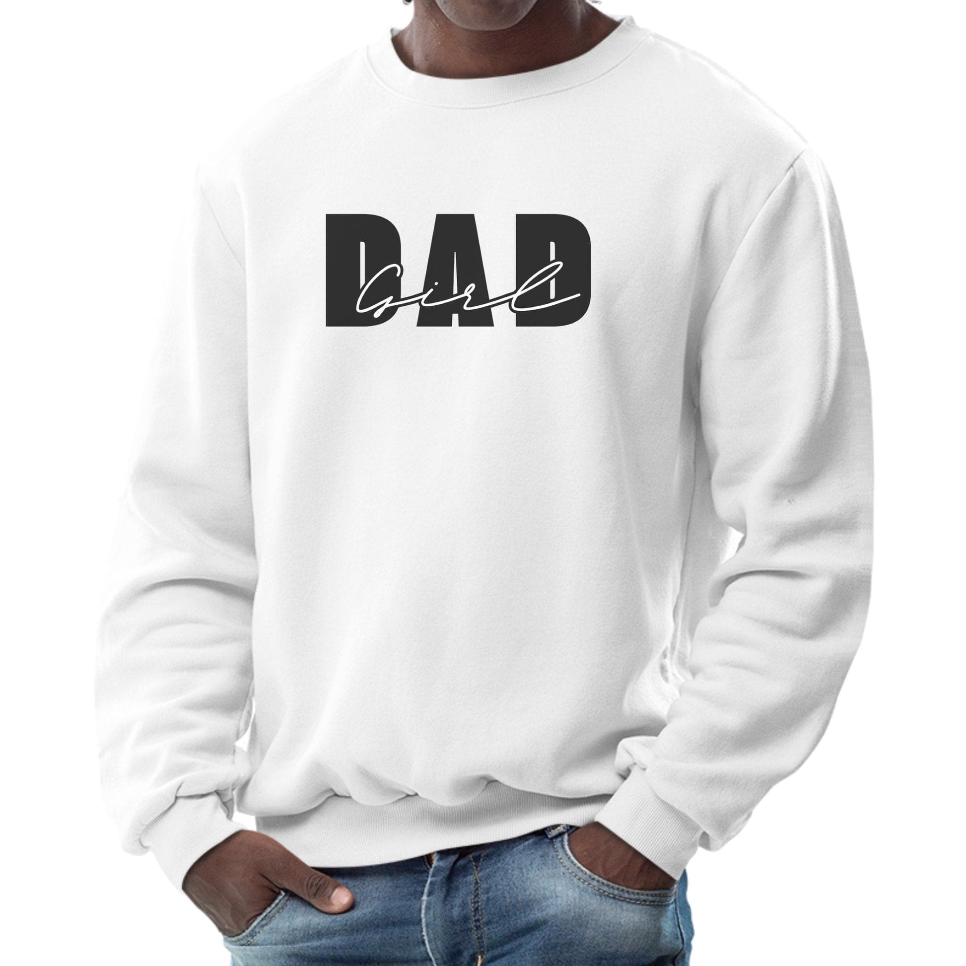 Mens Graphic Sweatshirt - Girl Dad-0