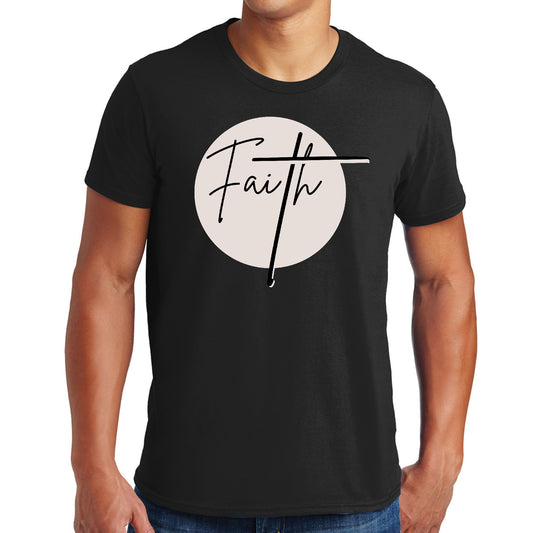 Mens Graphic T-shirt Faith Print-0