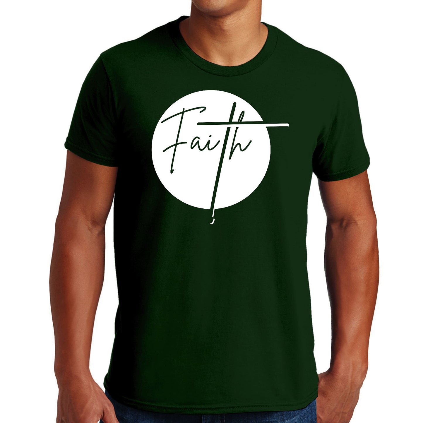 Mens Graphic T-shirt Faith-4