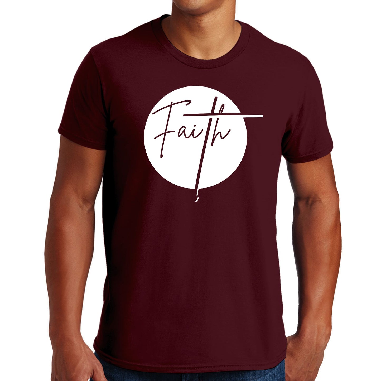 Mens Graphic T-shirt Faith-3