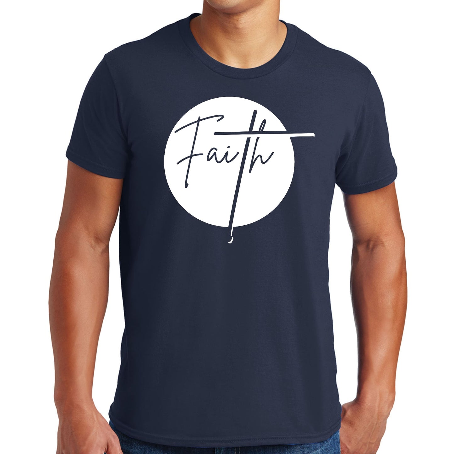 Mens Graphic T-shirt Faith-5