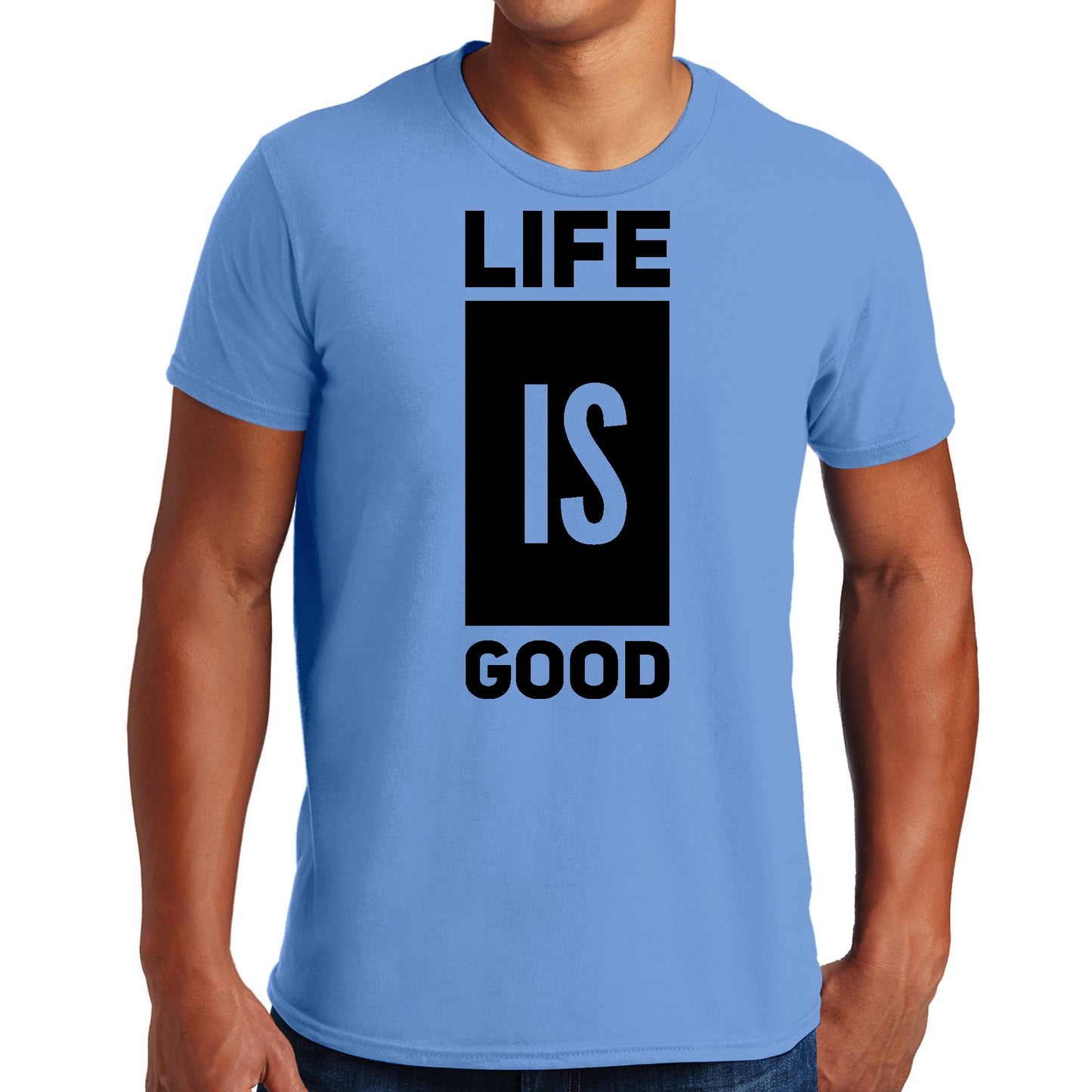 Mens Graphic T-shirt Life is Good-1