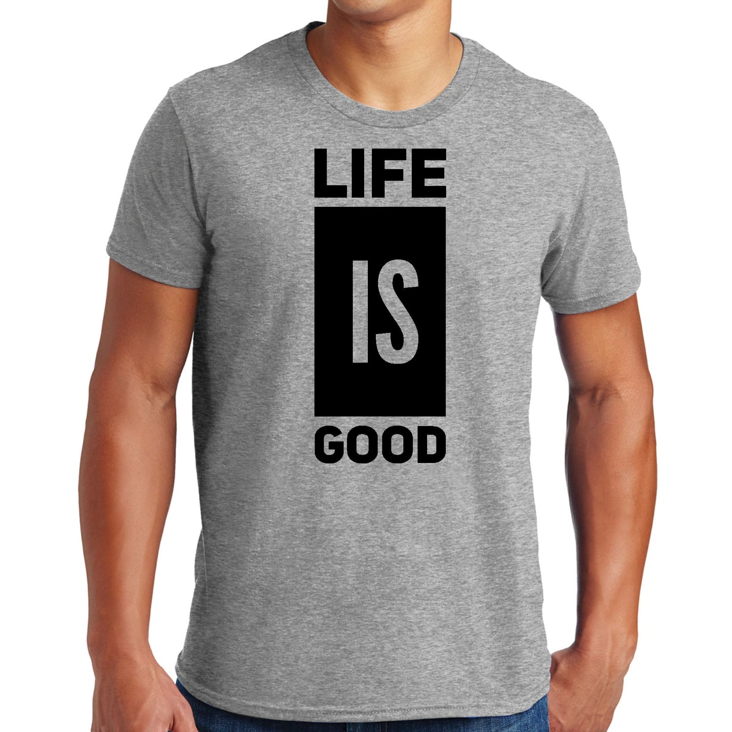 Mens Graphic T-shirt Life is Good-4