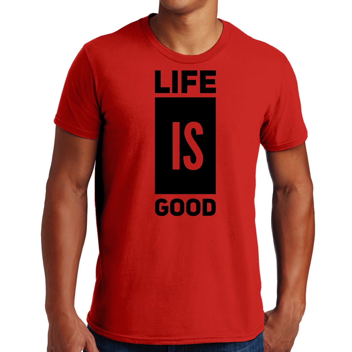 Mens Graphic T-shirt Life is Good-2