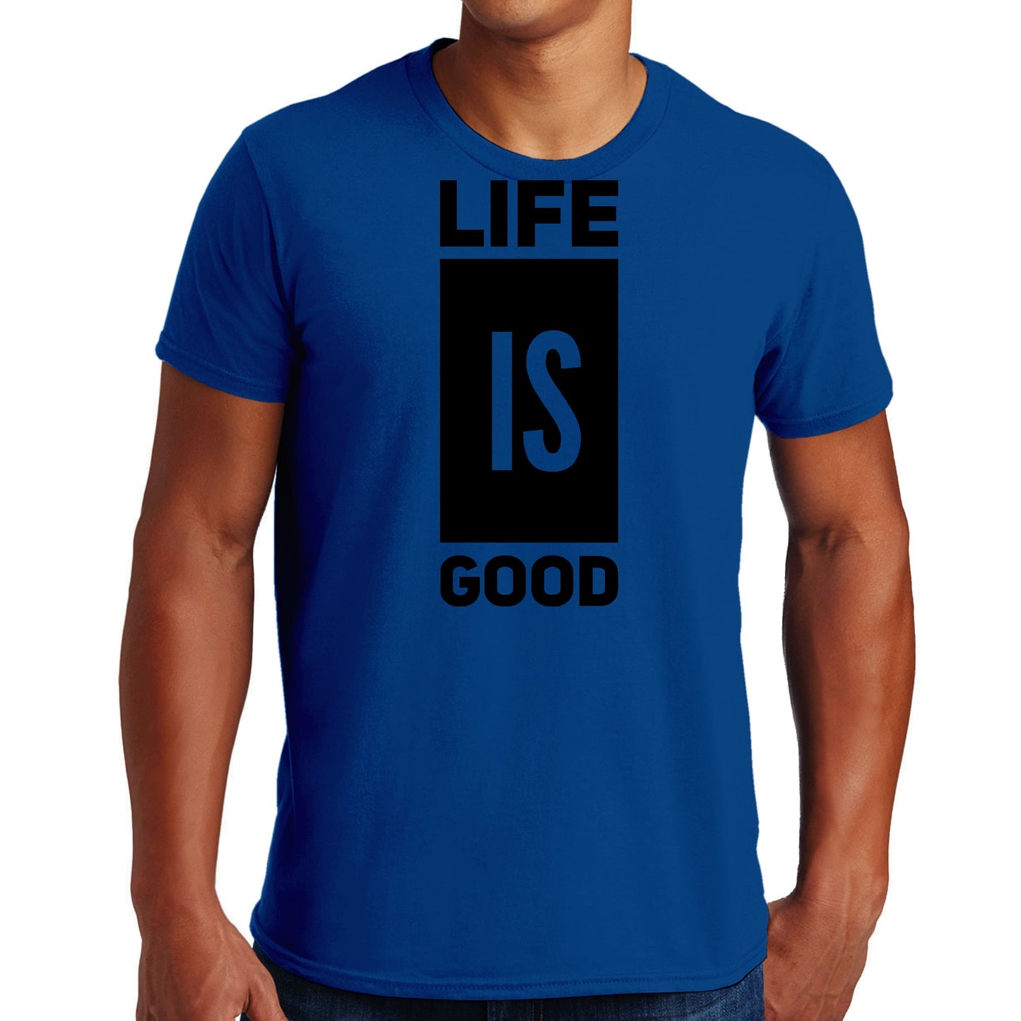 Mens Graphic T-shirt Life is Good-3