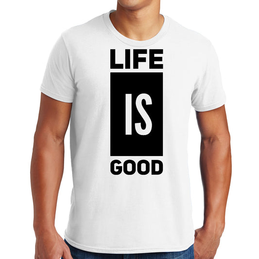 Mens Graphic T-shirt Life is Good-0