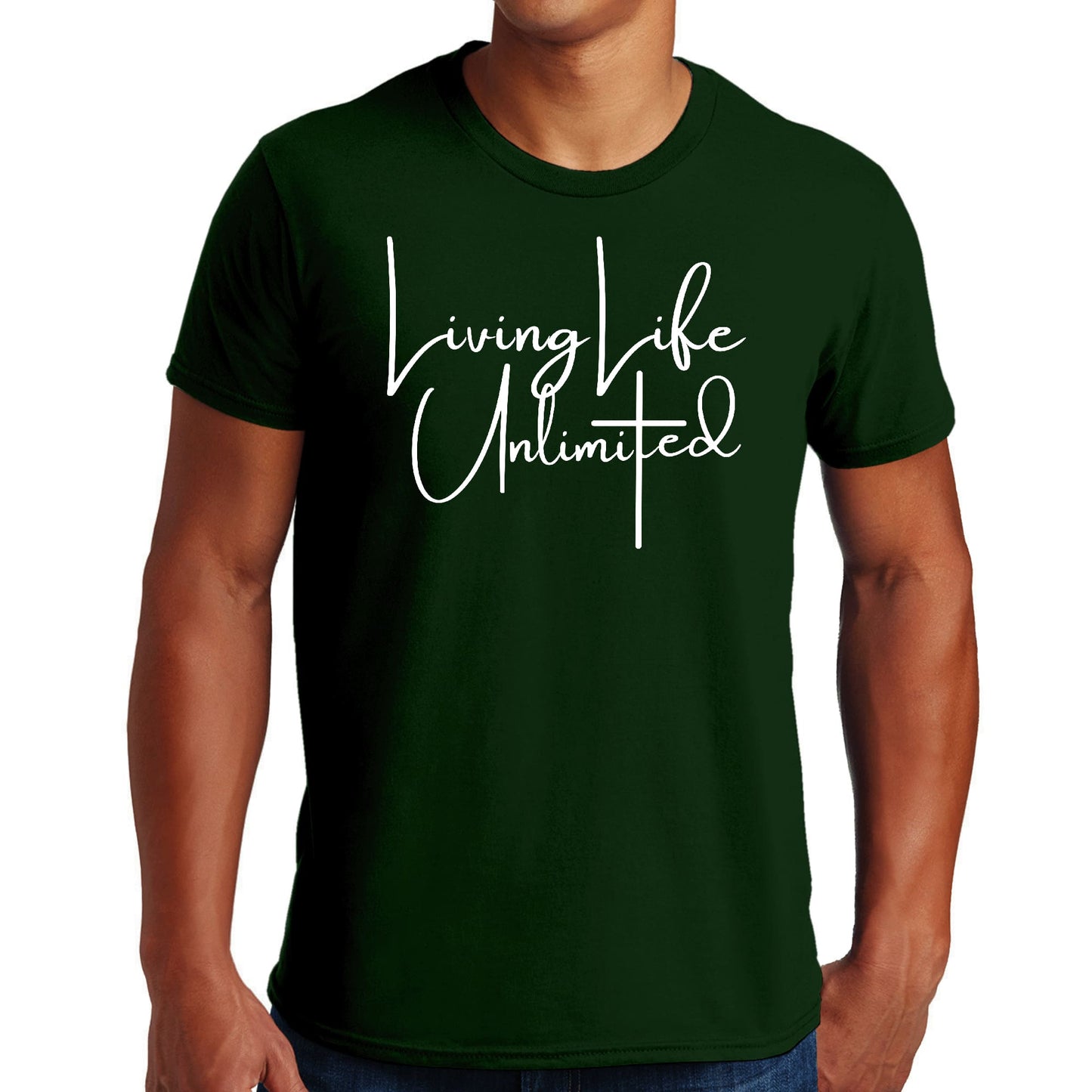 Mens Graphic T-shirt Living Life Unlimited-4