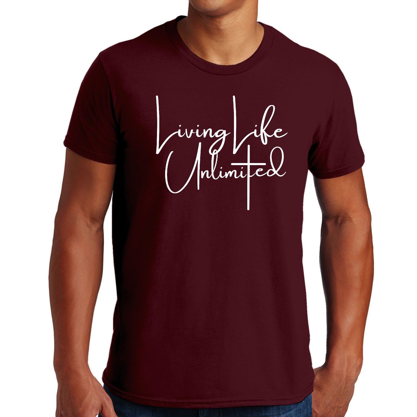 Mens Graphic T-shirt Living Life Unlimited-3