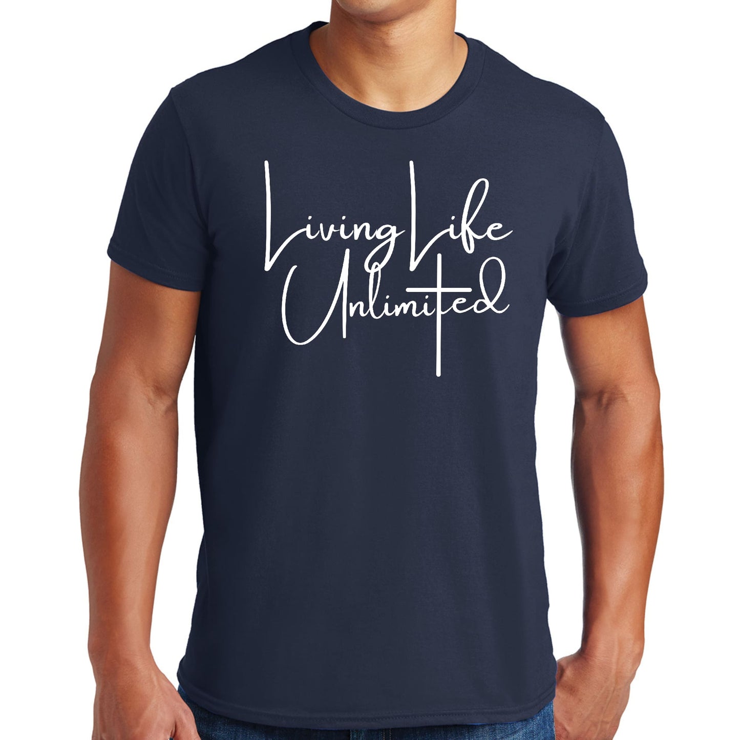 Mens Graphic T-shirt Living Life Unlimited-5