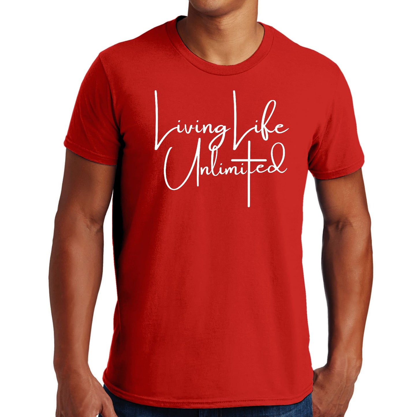 Mens Graphic T-shirt Living Life Unlimited-2