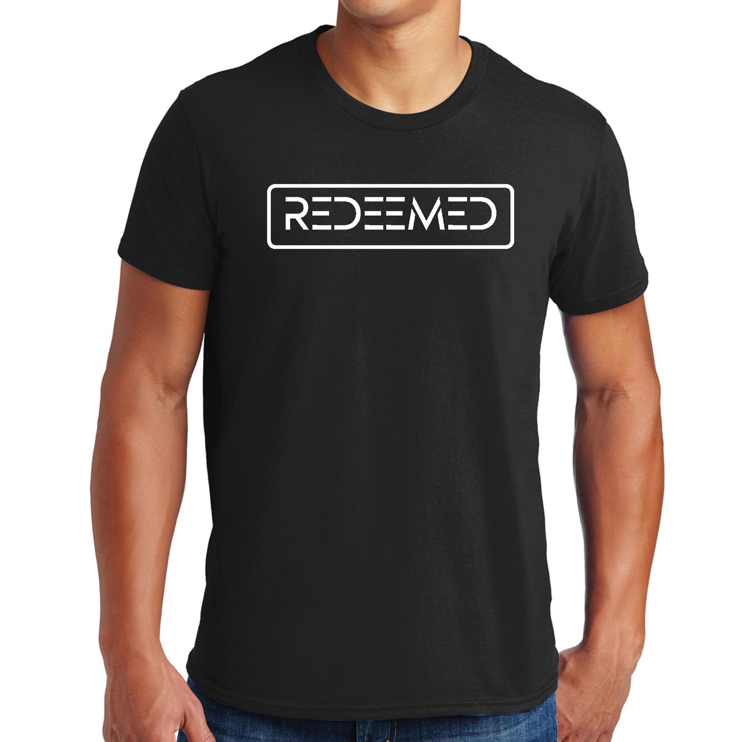 Mens Graphic T-shirt Redeemed-0