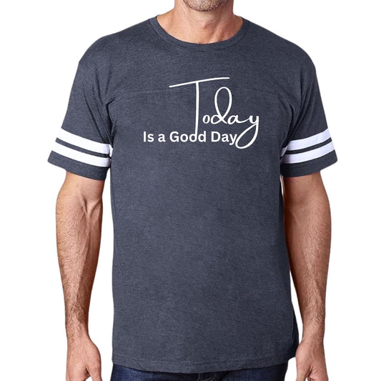 Mens Vintage Sport Graphic T-shirt Today is a Good Day-1